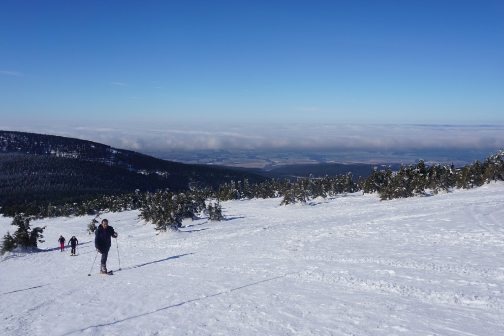 podejścia na szczyt śnieżnik skitour