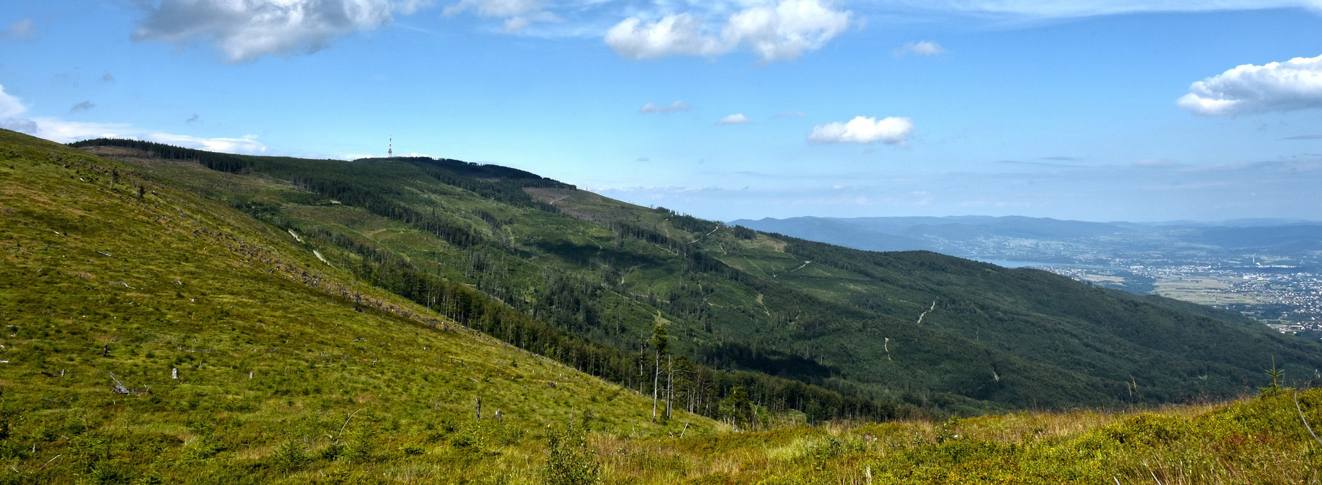 widok na Skrzyczne