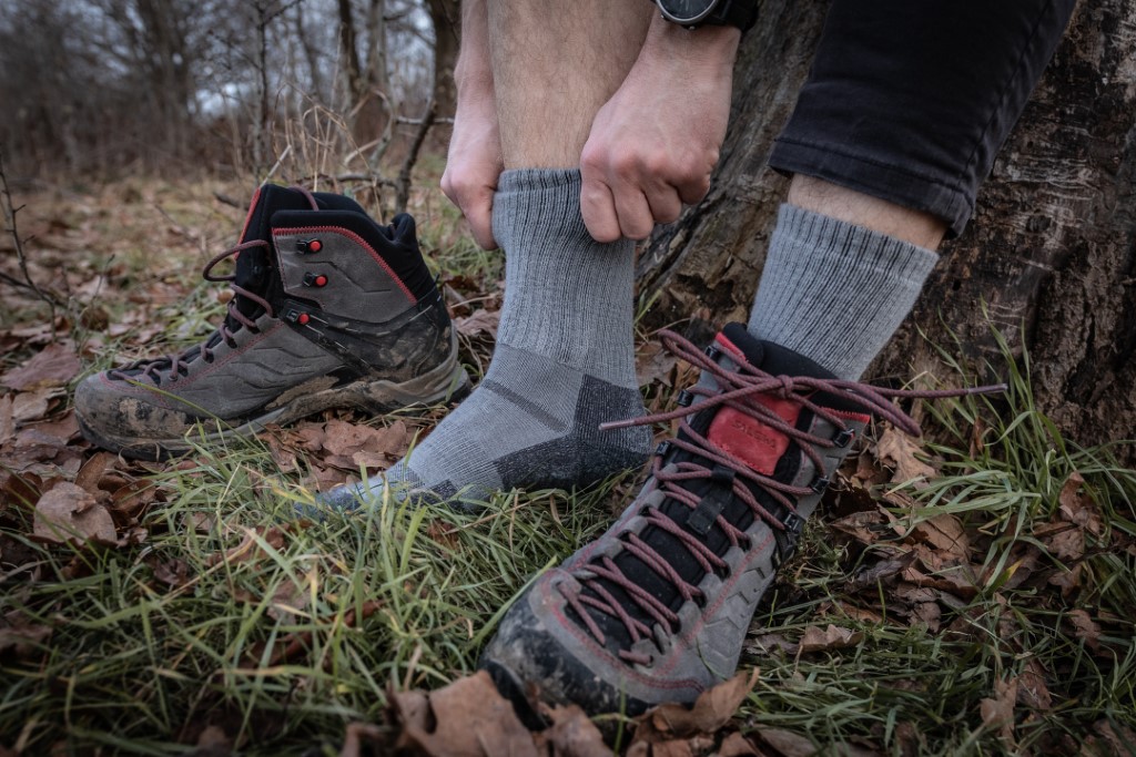 merino skarpetki trekkingowe