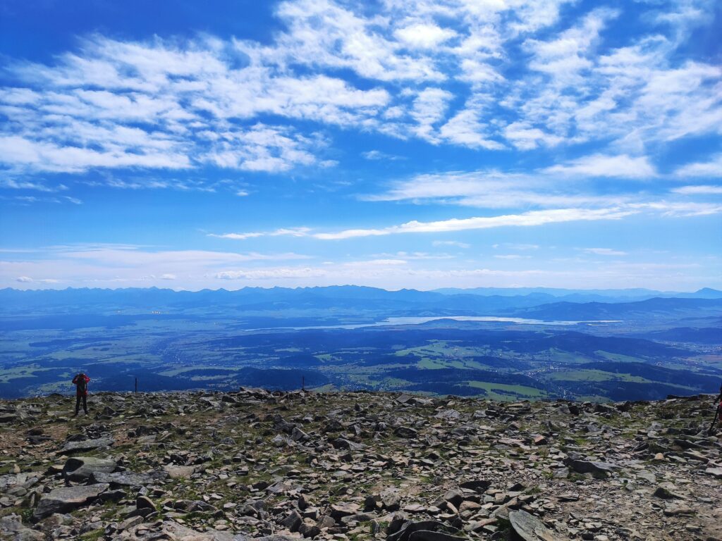 babia góra widok na tatry
