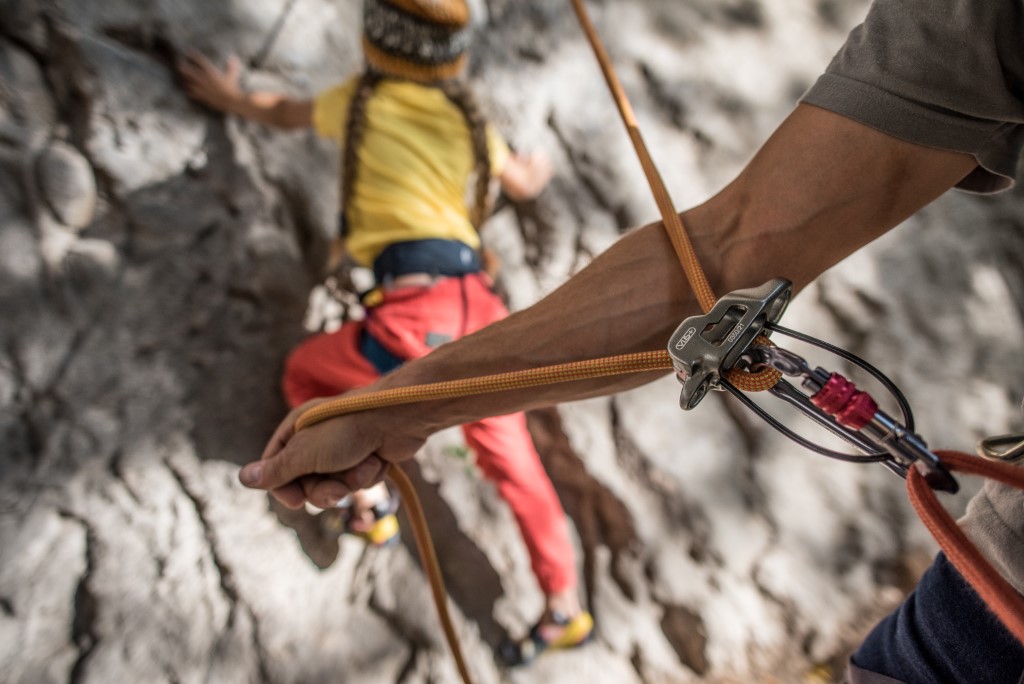 przyrząd redpoint i karabinek safe