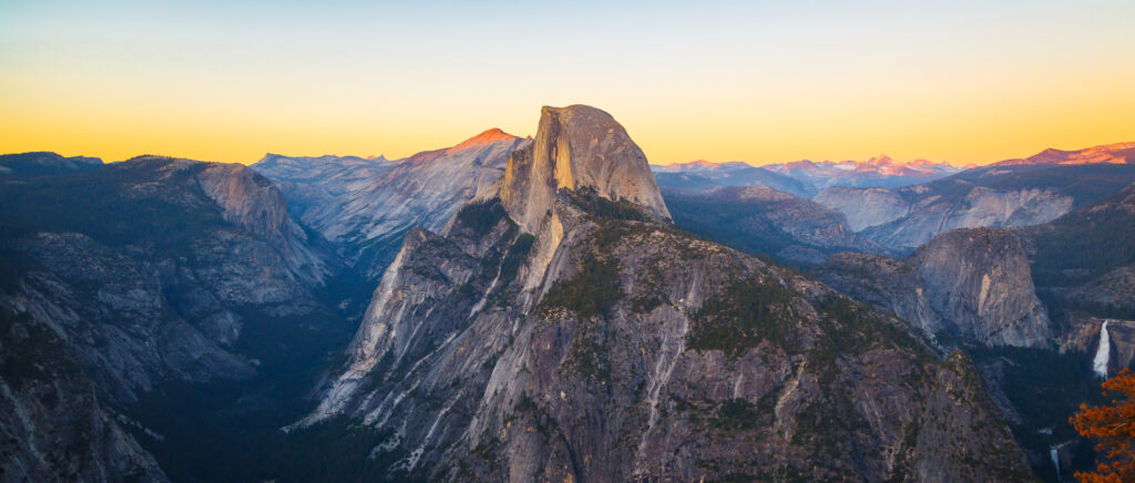 half dome park narodowy yosemite