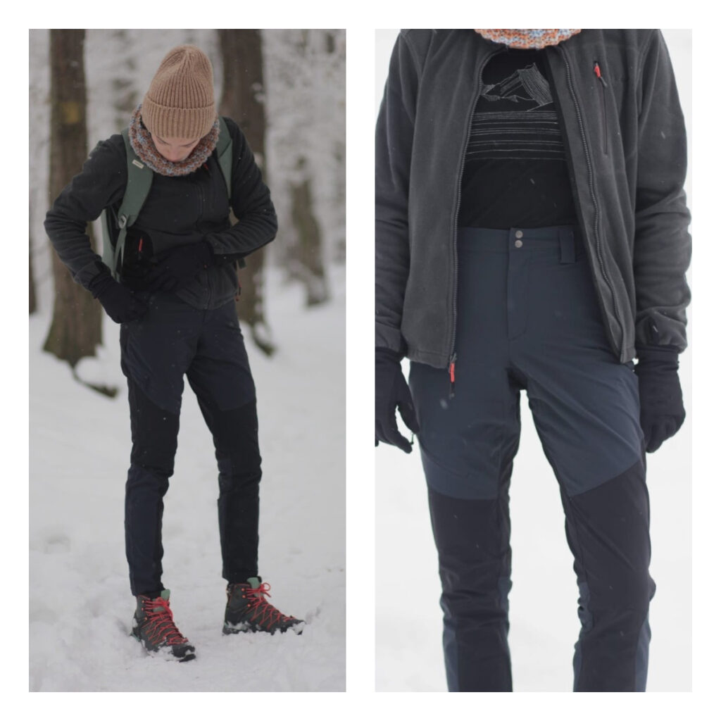 spodnie softshell rab
