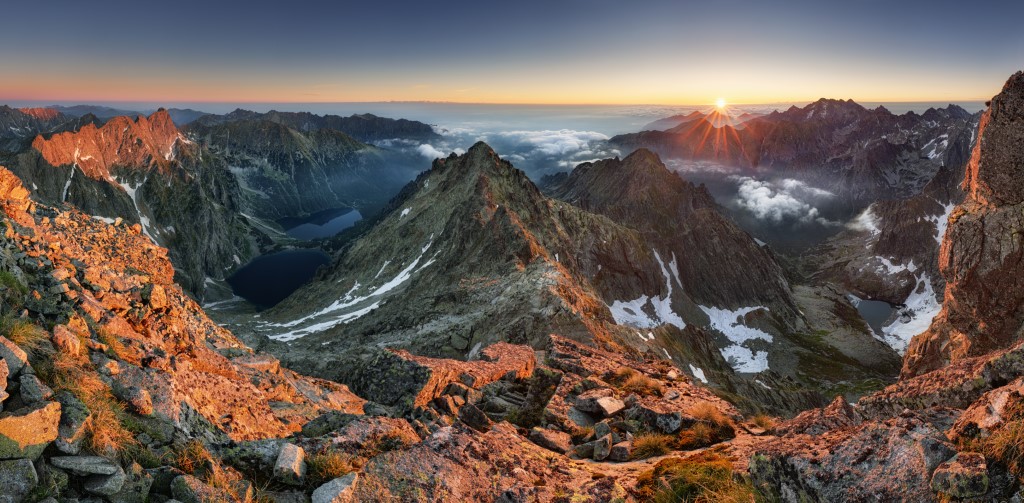 tatry rysy widok ze szczytu