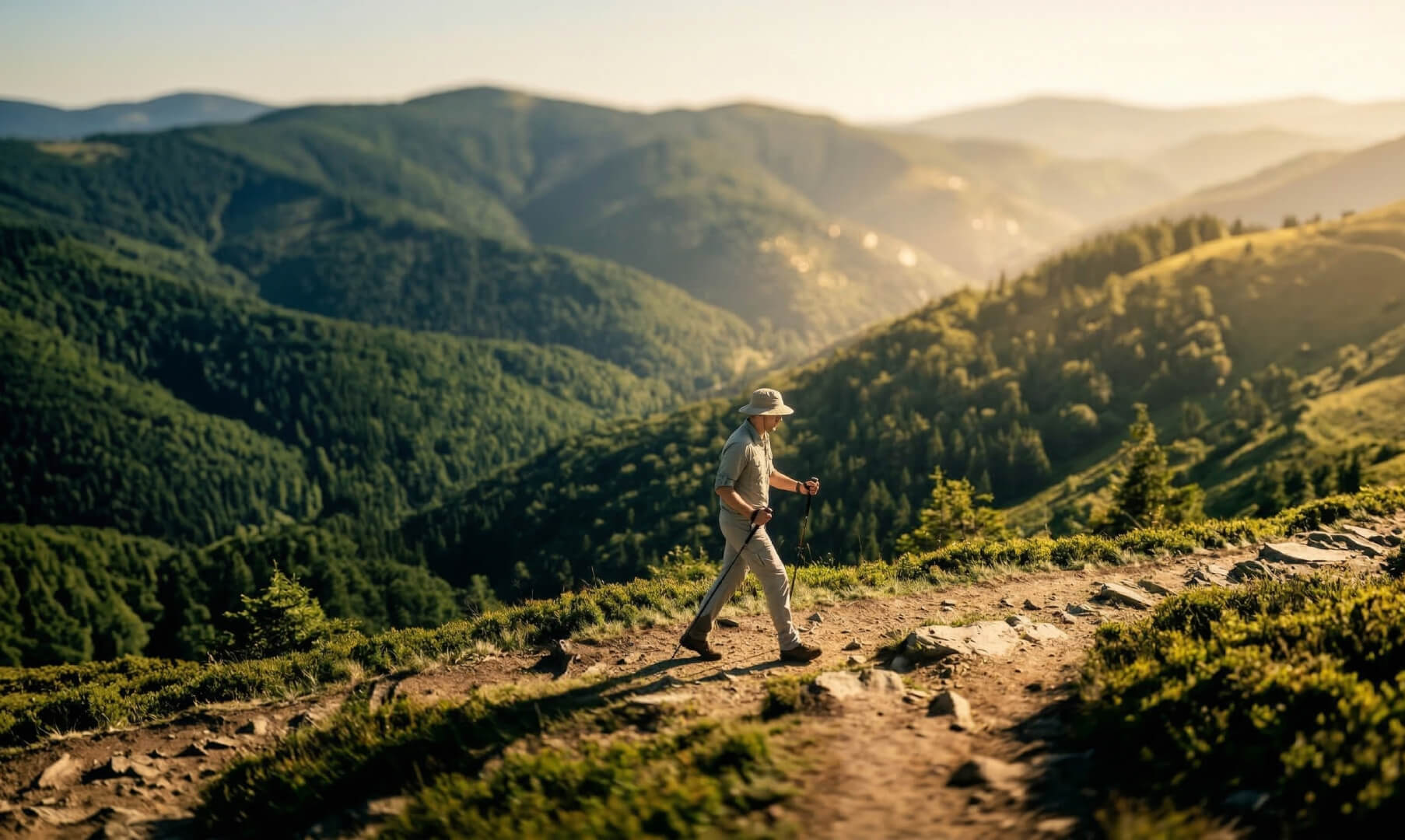 Kijki trekkingowe w góry do chodzenia