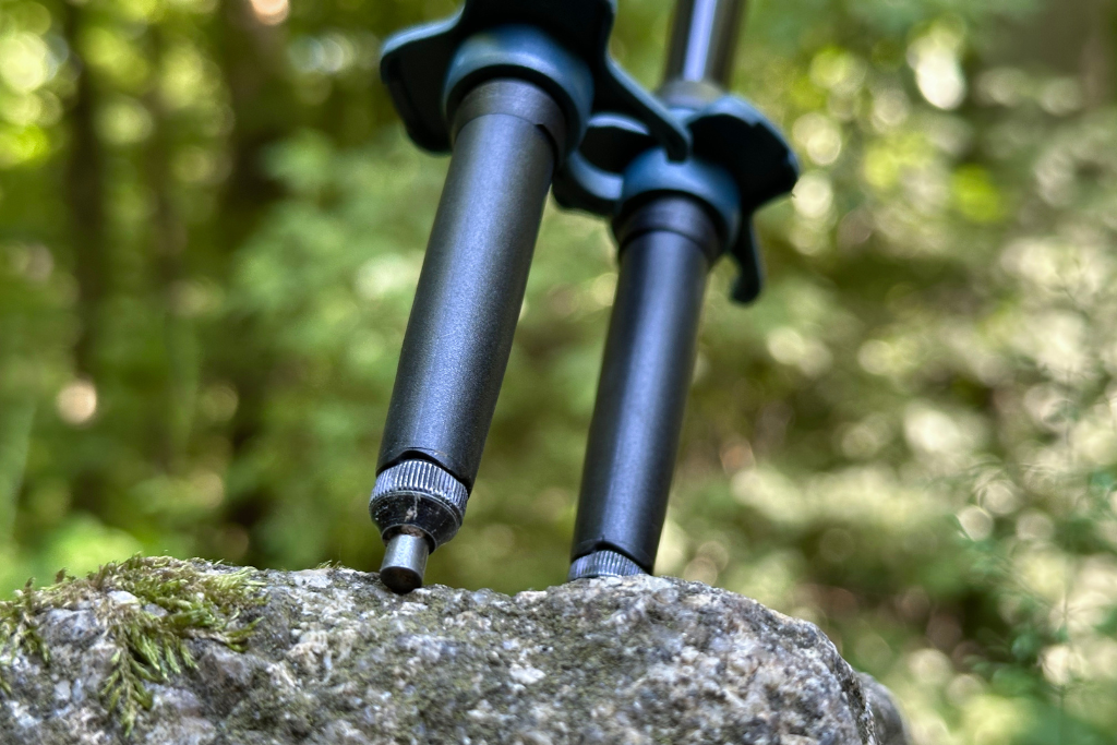 Kije trekkingowe Black Diamond Trail Vista FLZ podczas testu w górskim terenie