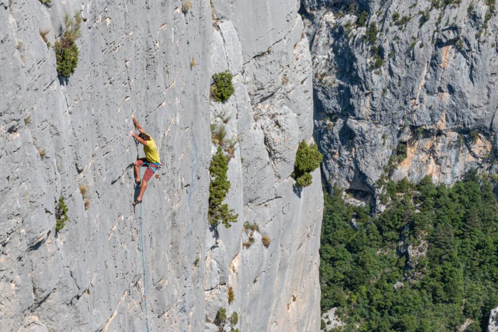 Verdon wspinaczka