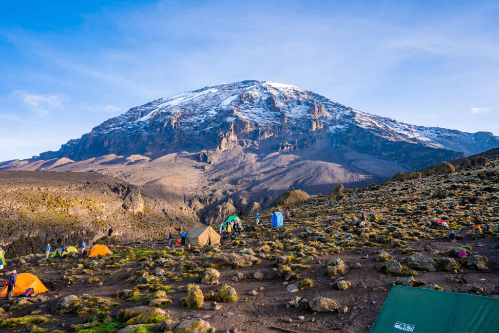 Kamping w drodze na Kilimandżaro - Tanzania