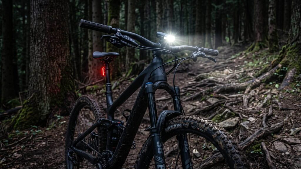 Rower MTB - oświetlenie - idealny prezent dla rowerzysty