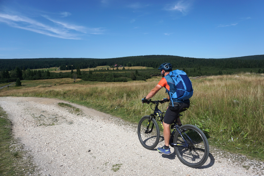 Deuter Futura 23 podczas wycieczki rowerowej