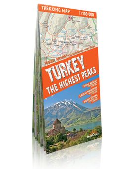 MAPA TURKEY THE HIGHEST PEAKS