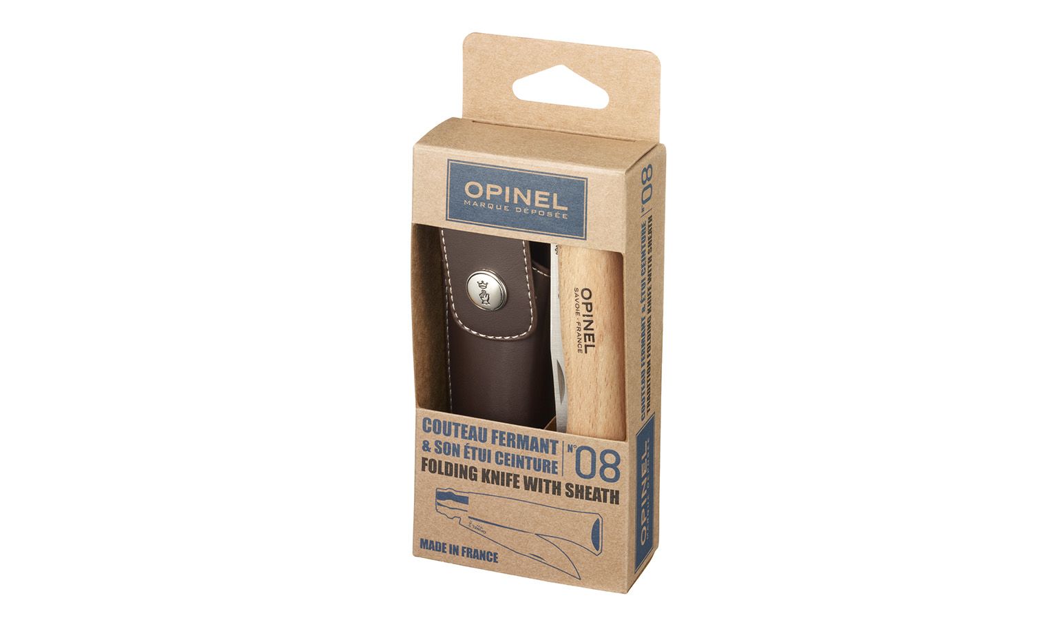 NÓŻ INOX NATURAL+ ETUI NO 08