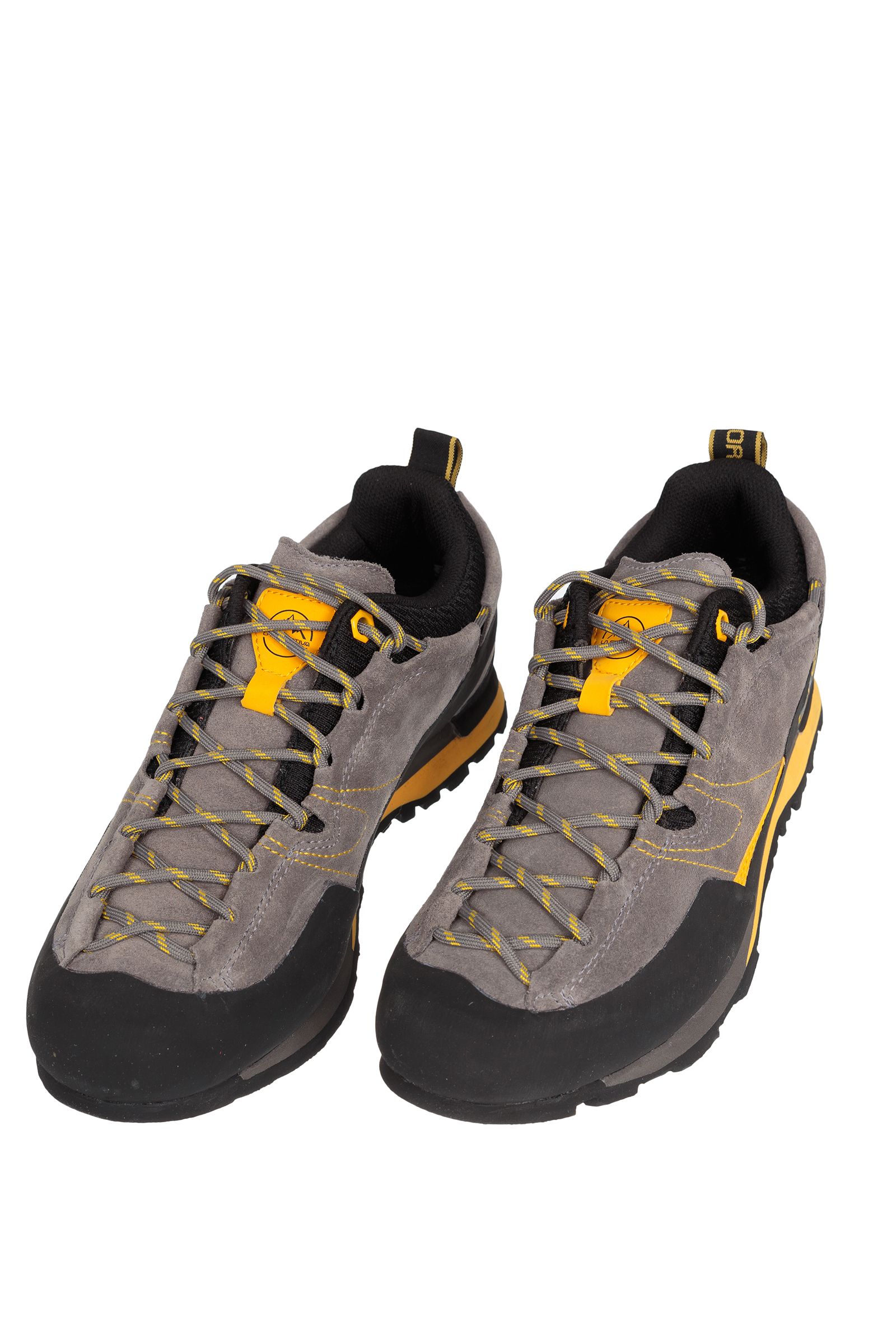 BUTY MĘSKIE BOULDER X-GREY-YELLOW ZAMSZOWE VIBRAM