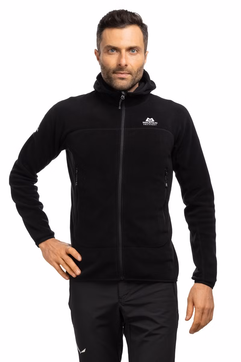 BLUZA MICRO ZIP-BLACK