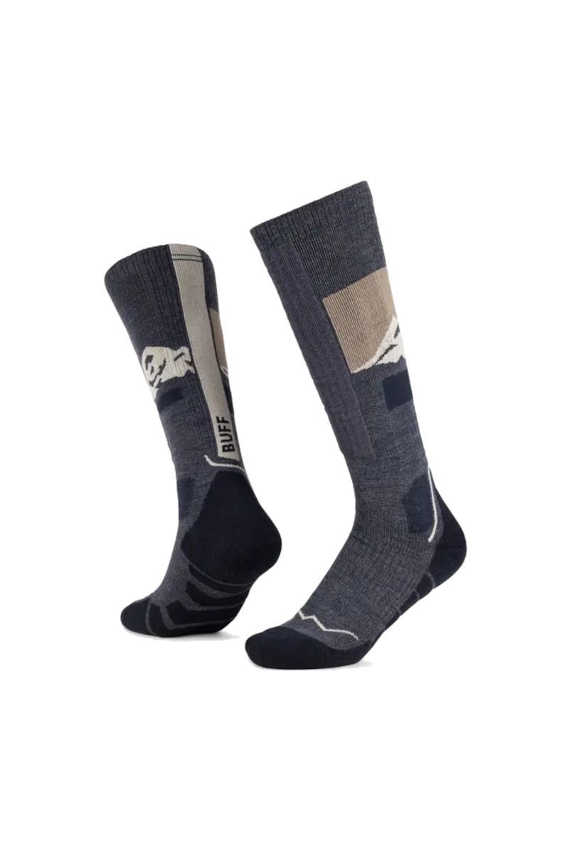 SKARPETY MERINO HEAVYWEIGHT OVER THE CALF-NIGHT BLUE