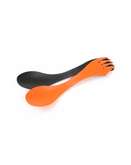 NIEZBĘDNIK SPORK O BIO 2-PACK - RUSTY ORANGE-SLATY BLACK
