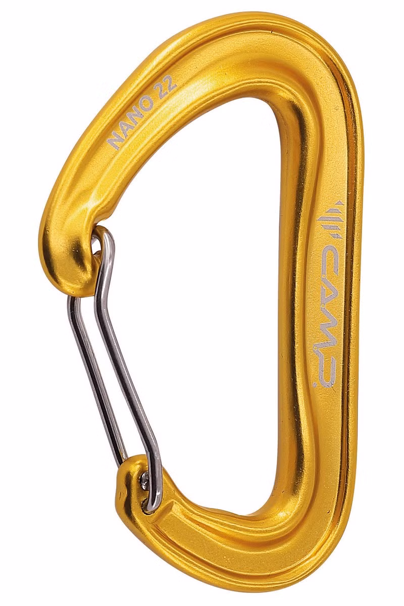 KARABINEK NANO 22-YELLOW