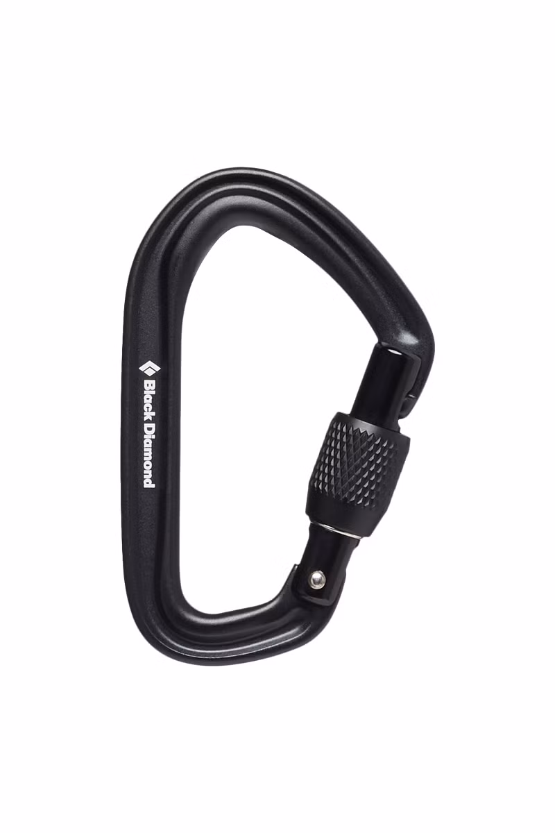 KARABINEK HOTFORGE SCREWGATE-BLACK