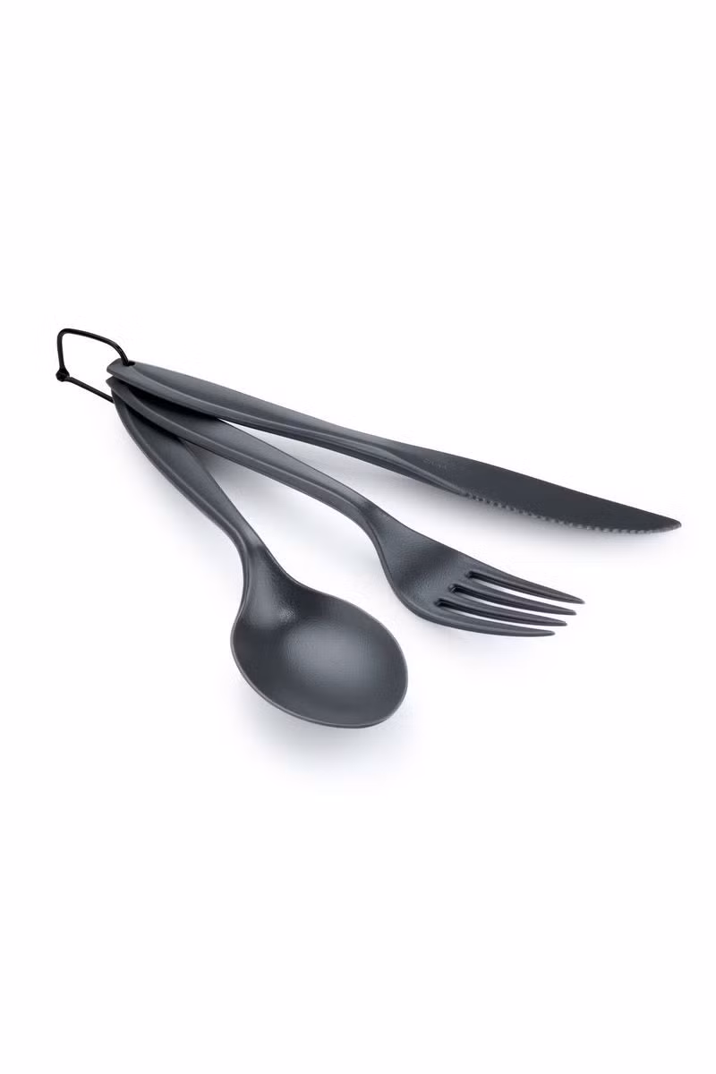 ZESTAW SZTUĆCÓW 3 PC RING CUTLERY SET-GREY