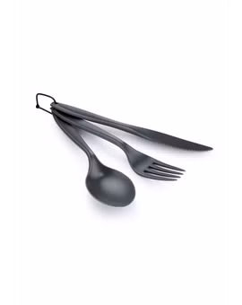 ZESTAW SZTUĆCÓW 3 PC RING CUTLERY SET-GREY
