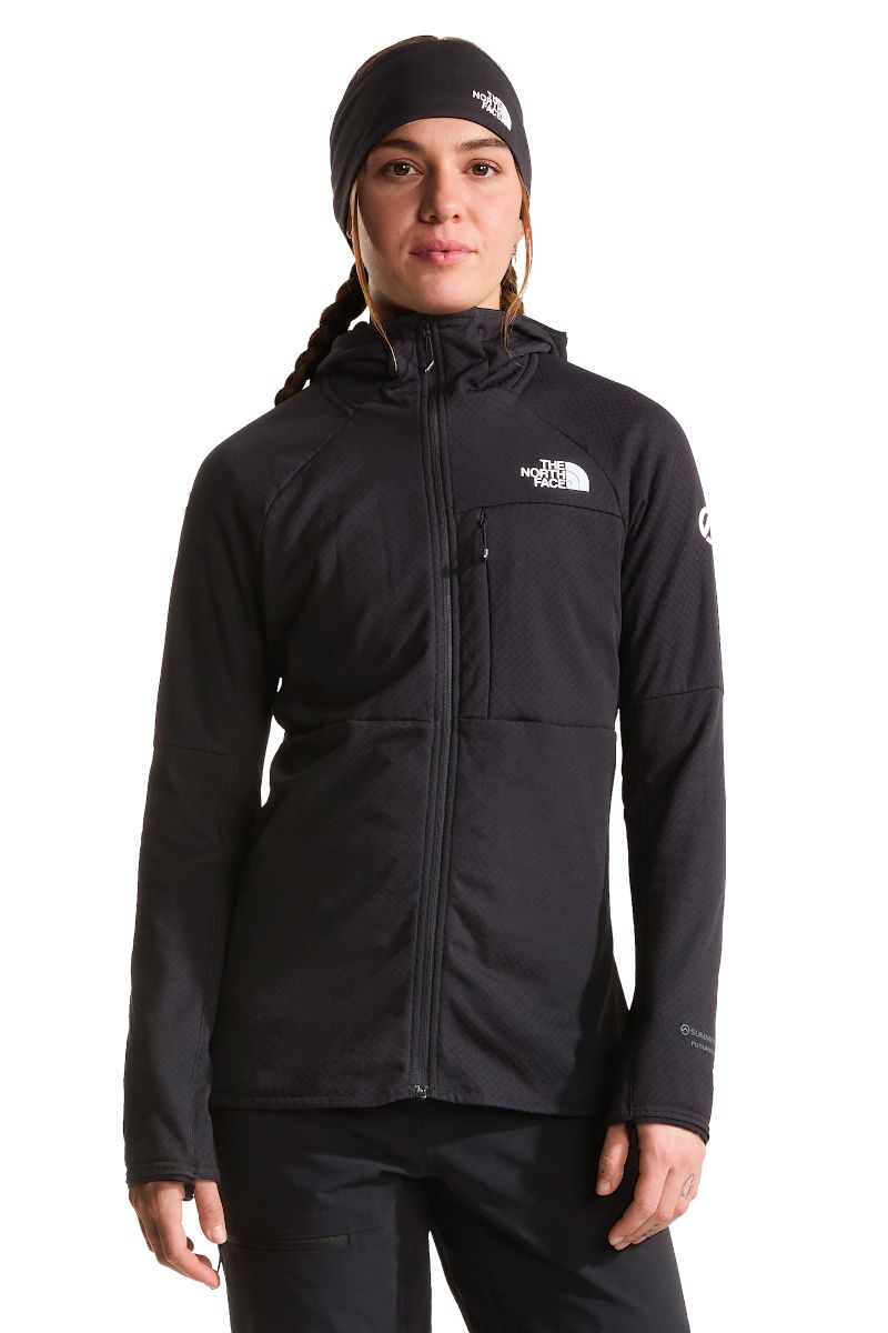 BLUZA SUMMIT FUTUREFLEECE FULL ZIP HOODIE WOMEN-TNF BLACK