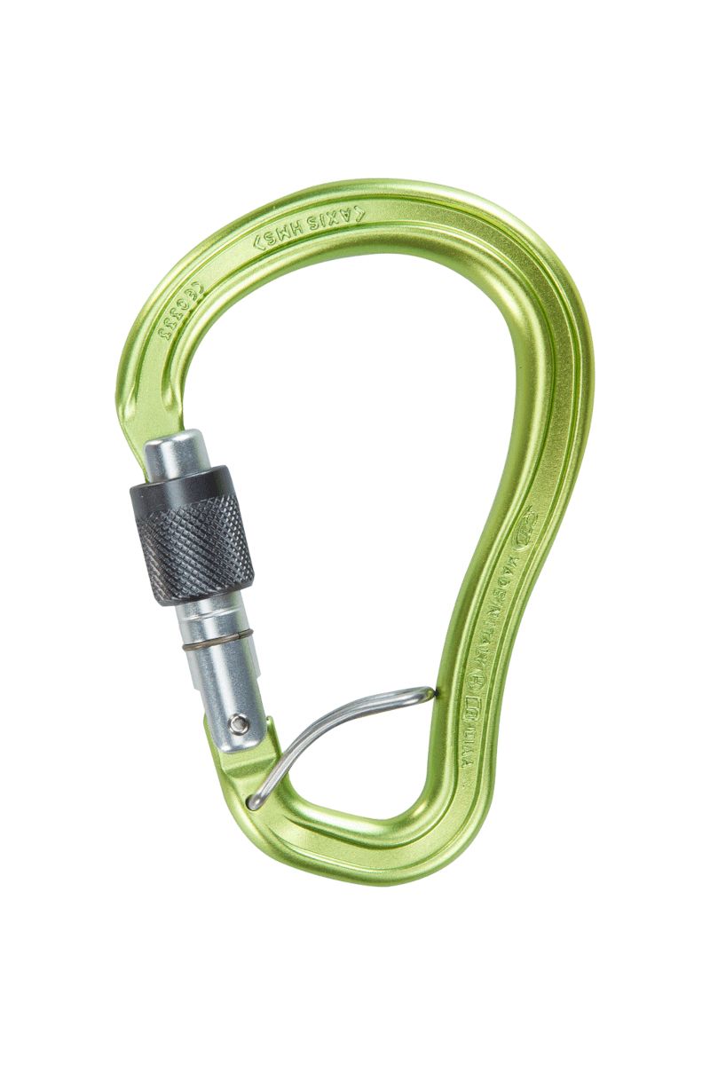 KARABINEK AXIS HMS SGL-GREEN-GREY