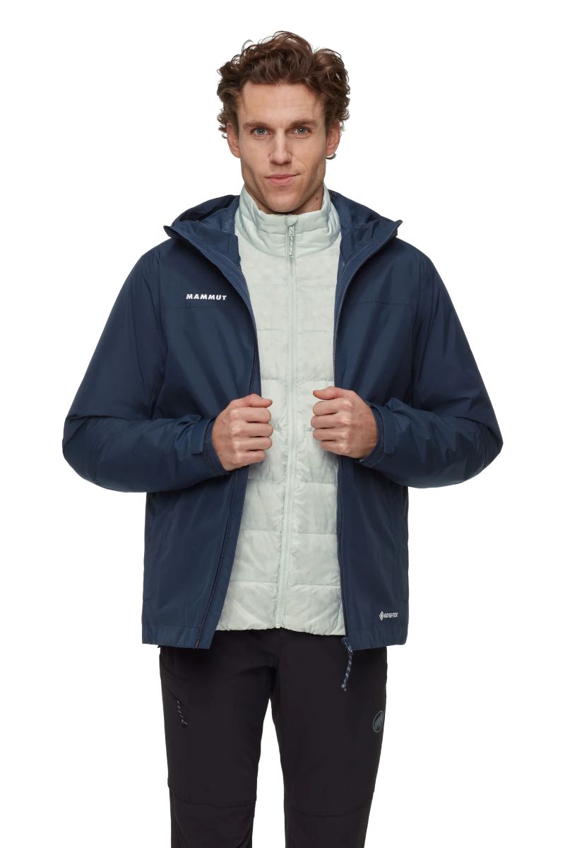 KURTKA TREELINE 3 IN 1 HS HOODED-MARINE-SILVER SAGE
