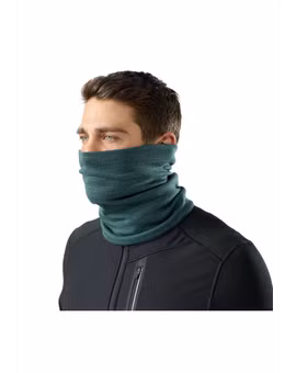 OSŁONA SZYI THERMAL MERINO REVERSIBLE-DARK TEAL HEATHER
