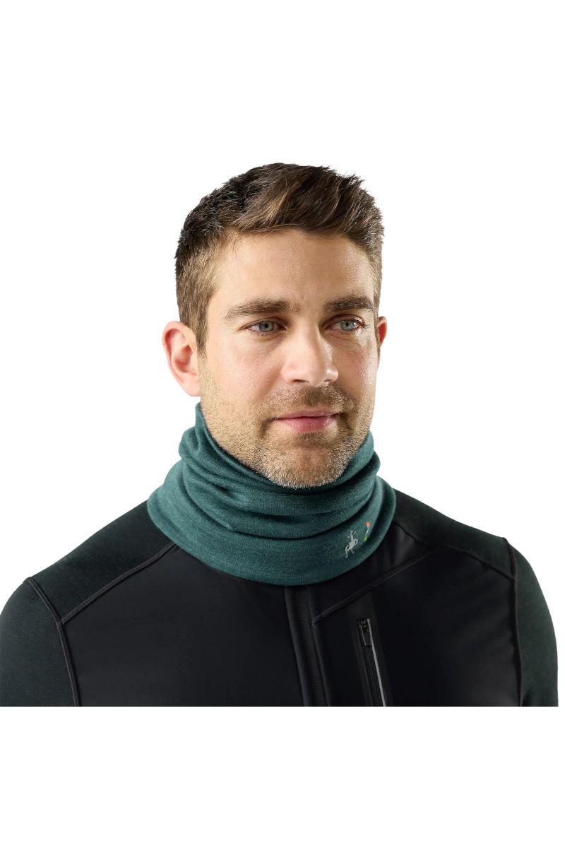OSŁONA SZYI THERMAL MERINO REVERSIBLE-DARK TEAL HEATHER