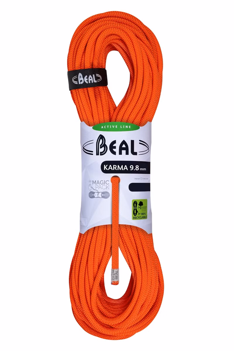LINA KARMA 9,8MM 50M-SOLID ORANGE