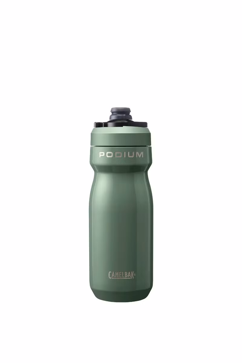 BIDON PODIUM INSULATED STAINLESS STEEL 530ML-MOSS