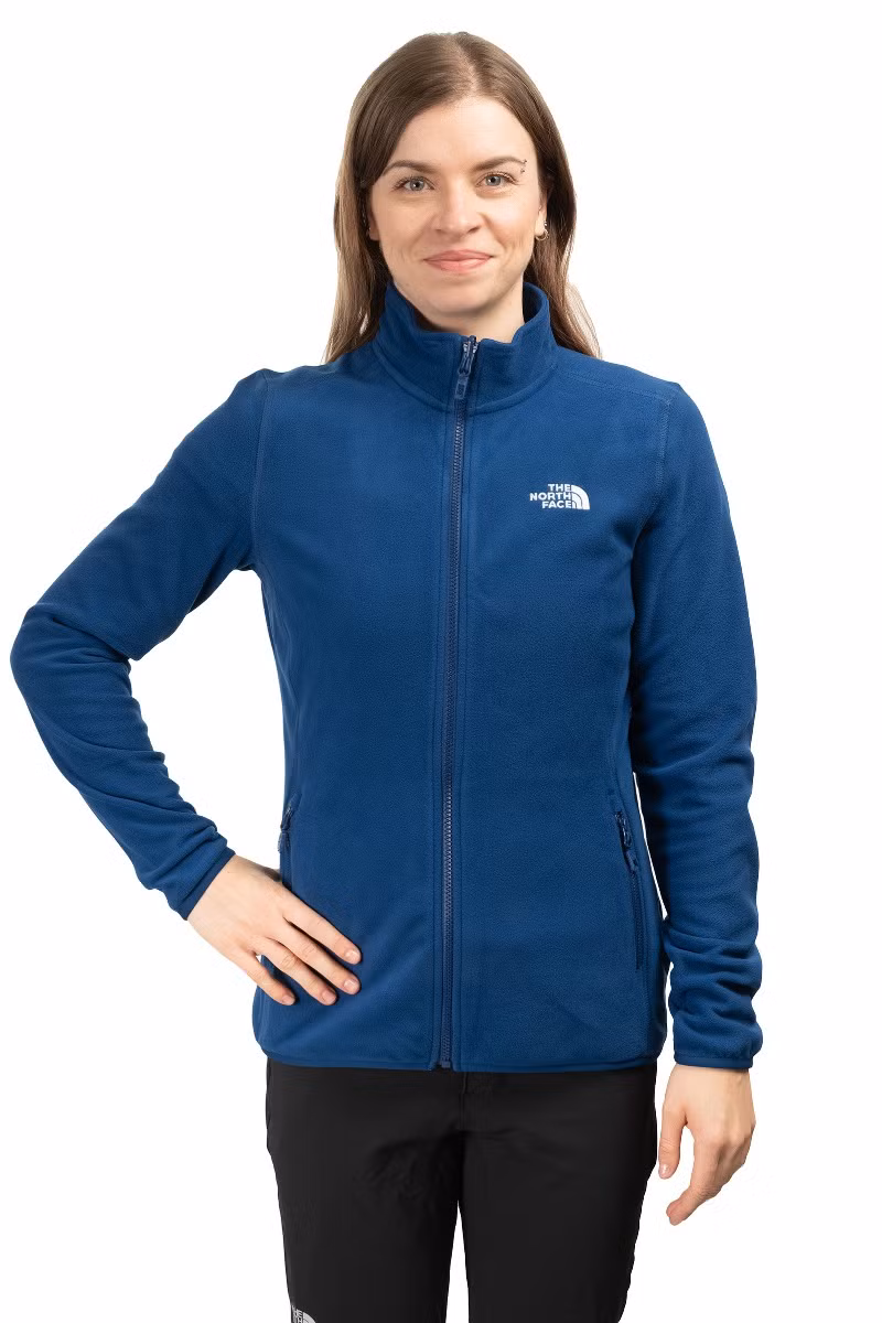 BLUZA 100 GLACIER FULL ZIP WOMEN-ESTATE BLUE