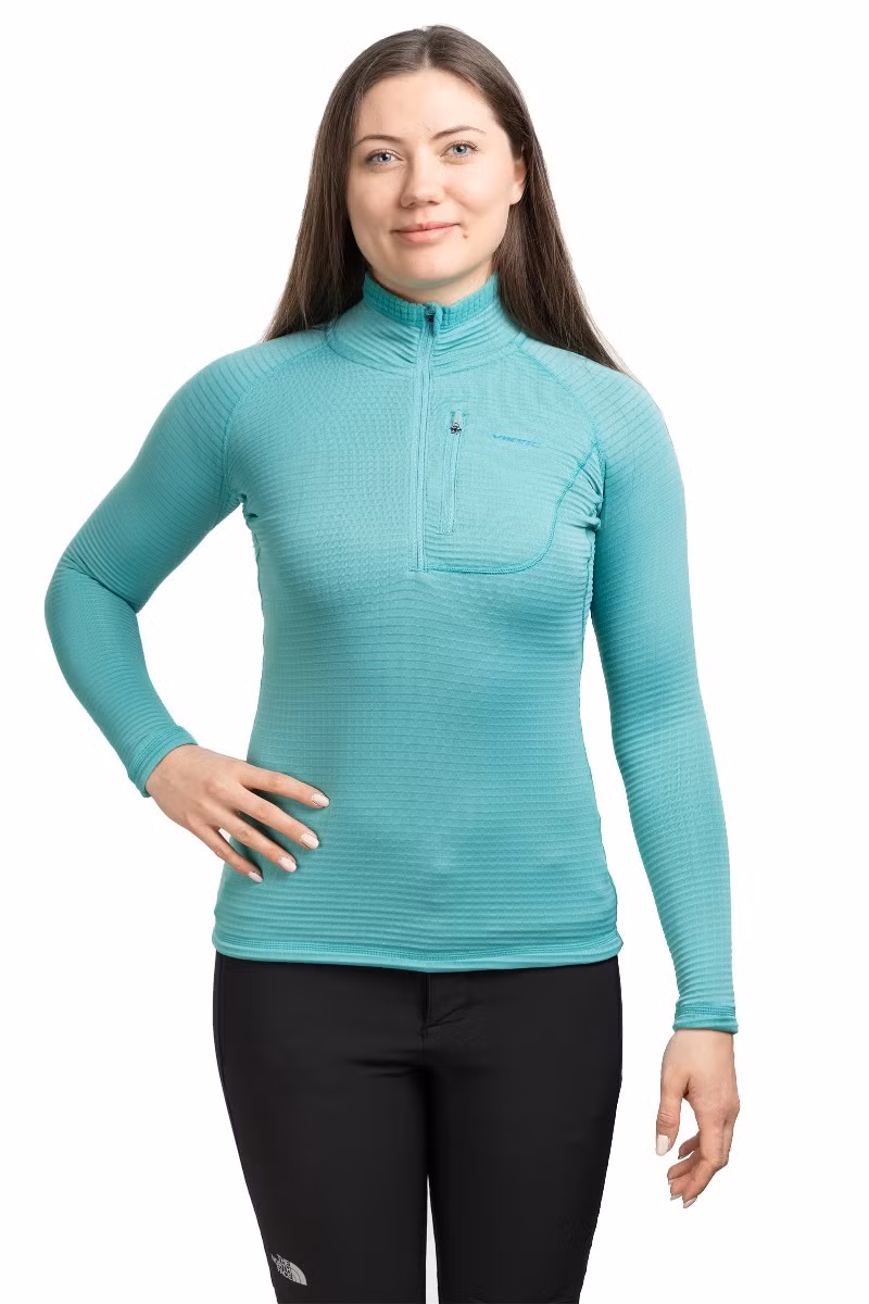 BLUZA ADMONT WOMEN-BLUE-TORQUISE