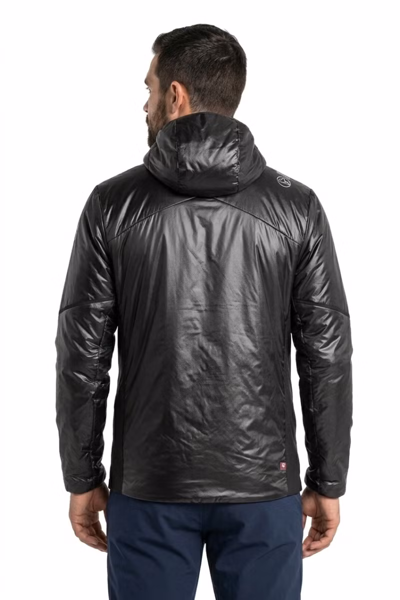 BLUZA ALPINE GUIDE PRIMALOFT HOODY-BLACK