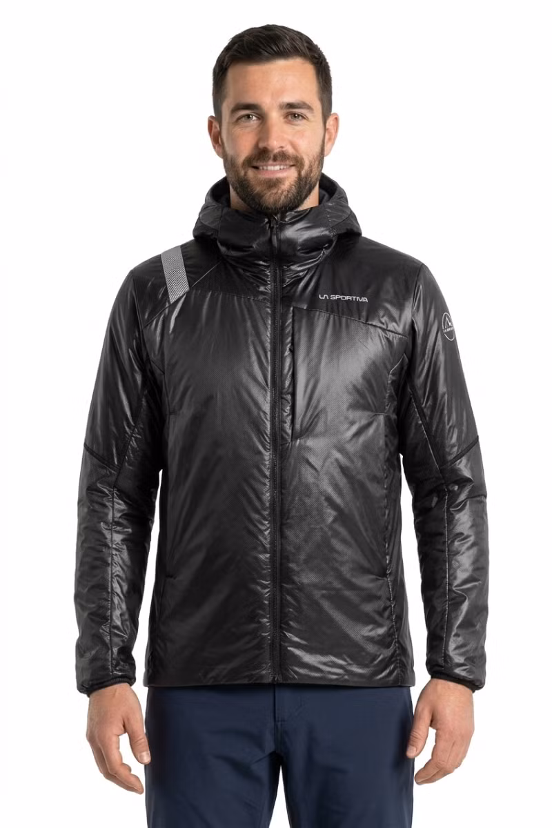 BLUZA ALPINE GUIDE PRIMALOFT HOODY-BLACK