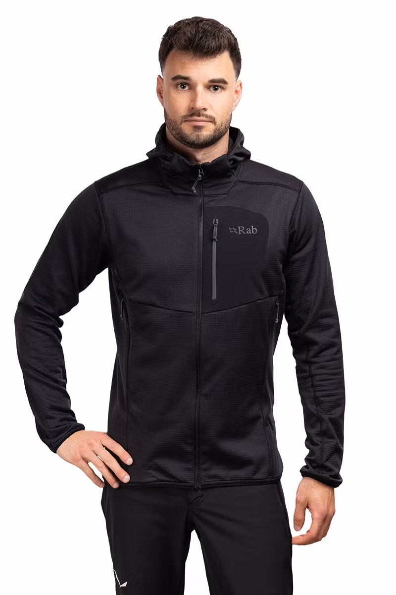 BLUZA ASCENDOR HOODY-BLACK
