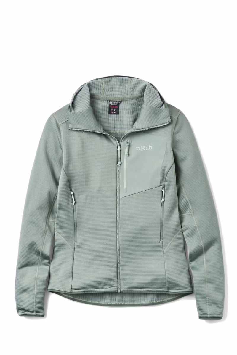 BLUZA ASCENDOR LIGHT HOODY WOMEN-DARK FIG GREEN