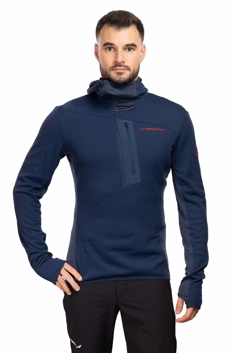 BLUZA BIG WALL PULLOVER HOODY-NIGHT SKY-SAVANA