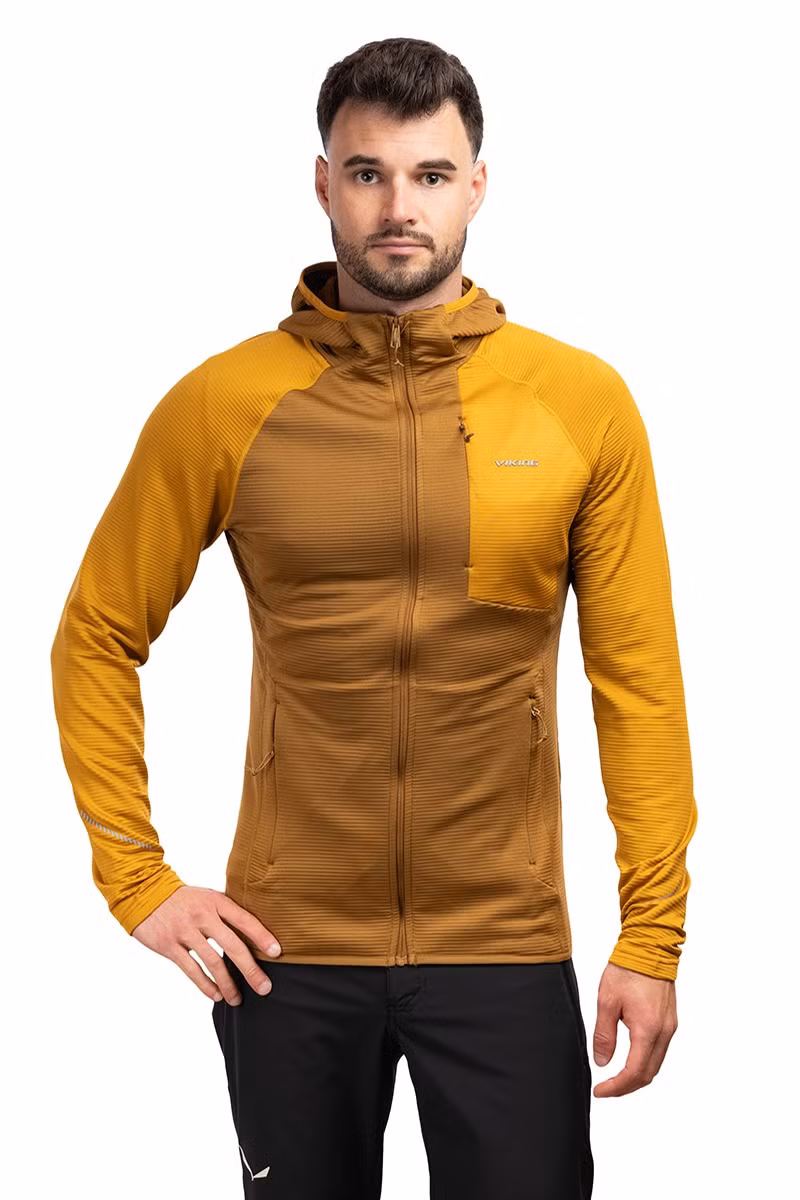 BLUZA BIRGER HOODIE-LIGHT BROWN-YELLOW