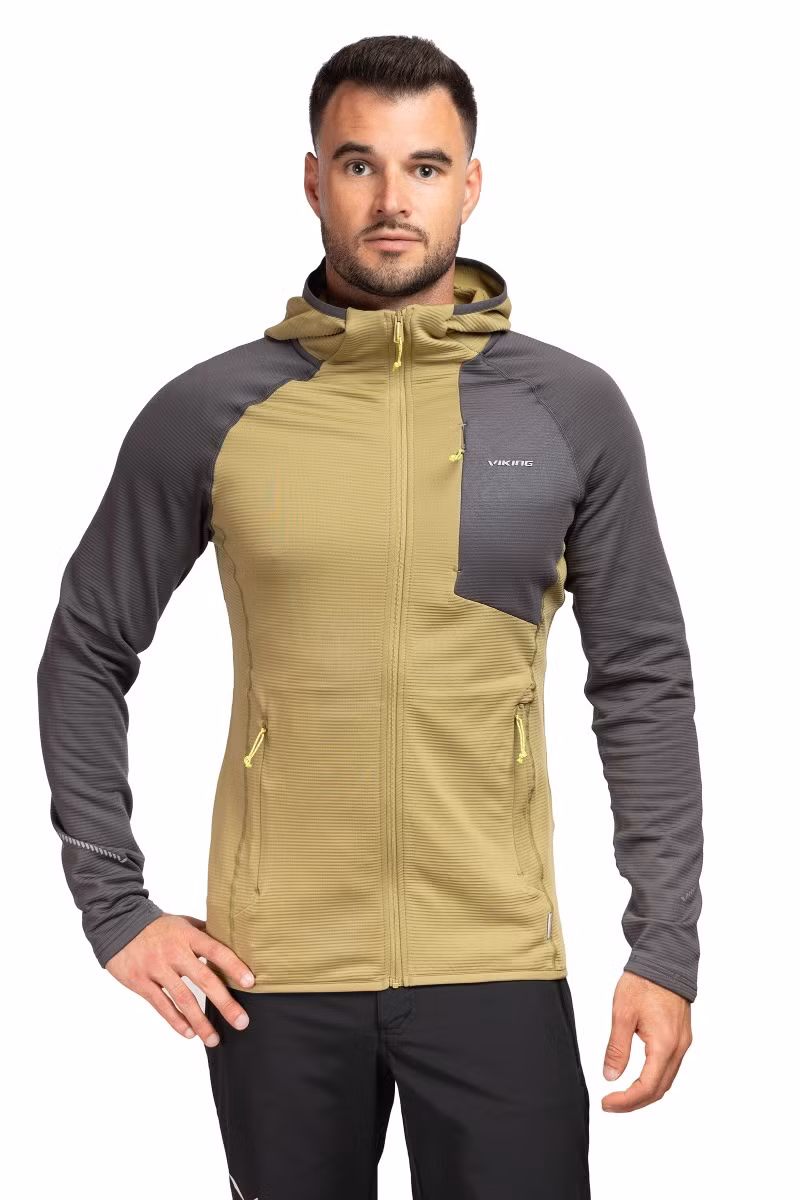 BLUZA BIRGER HOODIE-OLIVE-GREY