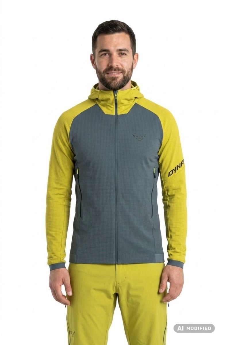 BLUZA BLACKLIGHT THERMAL HOODED-GOLDEN LIME-0720