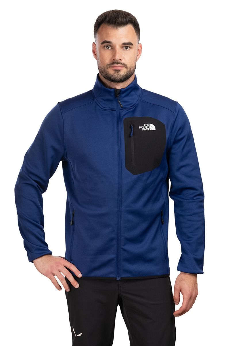 BLUZA CREST FZ-BOLD BLUE-TNF BLACK