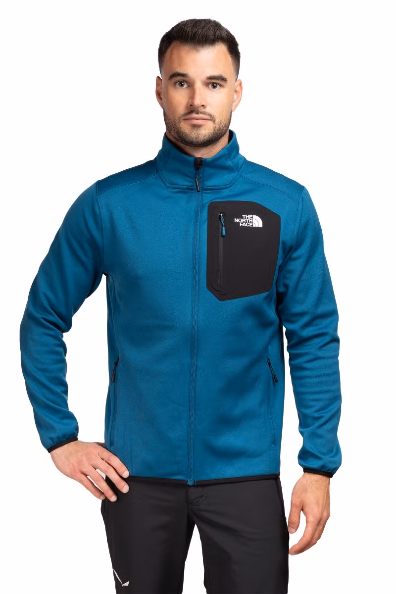BLUZA CREST FZ-MINERAL INK-TNF BLACK