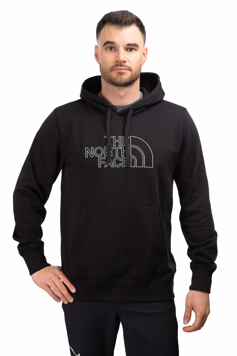 BLUZA DREW PEAK LIGHT HOODIE-TNF BLACK-DUCK GREEN