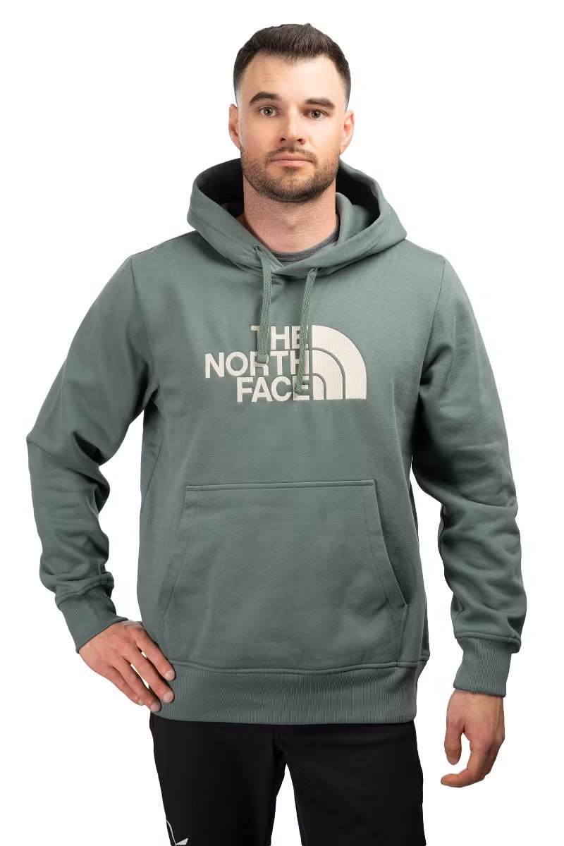 BLUZA DREW PEAK PULLOVER HOODIE-DUCK GREEN-GRAVEL