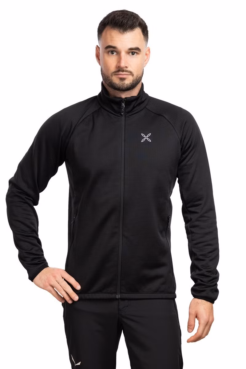 BLUZA FADIS GRID MAGLIA-BLACK