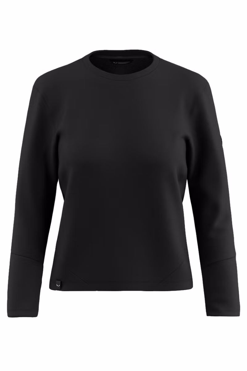 BLUZA FANES DRY PULLOVER WOMEN-BLACK OUT