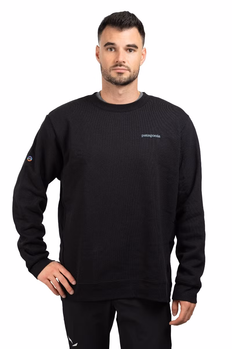 BLUZA FITZ ROY ICON UPRISAL CREW SWEATSHIRT-INK BLACK