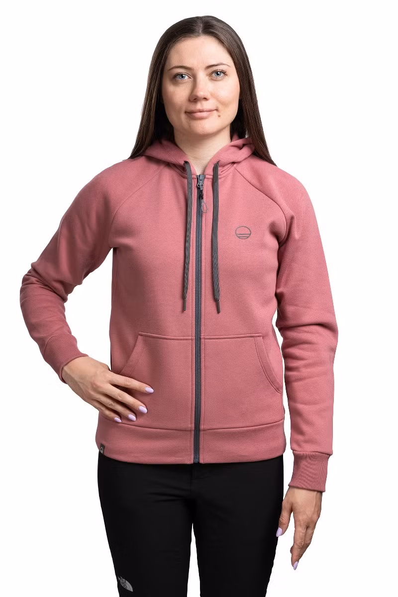 BLUZA FLOW 3 W HOODY WOMEN-MALLOW