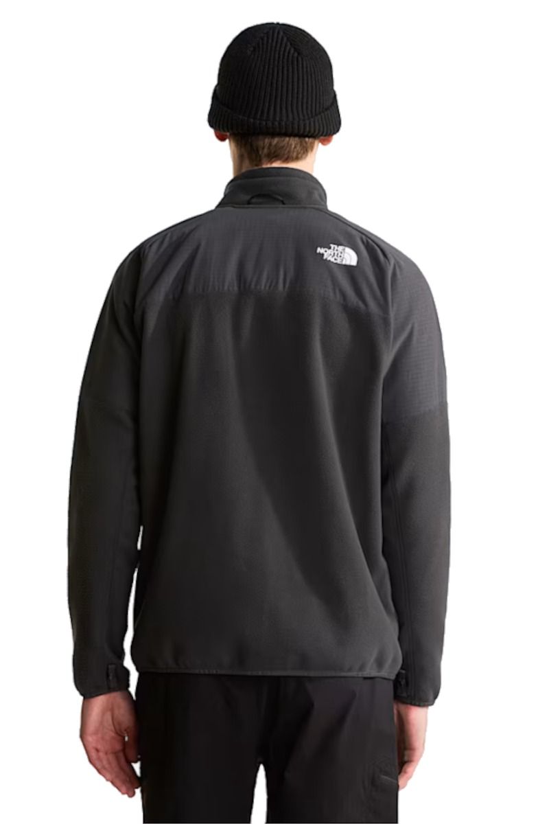 BLUZA GLACIER HEAVYWEIGHT FULL ZIP-ASPHALT GREY-ASPHALT GREY-TNF BLACK